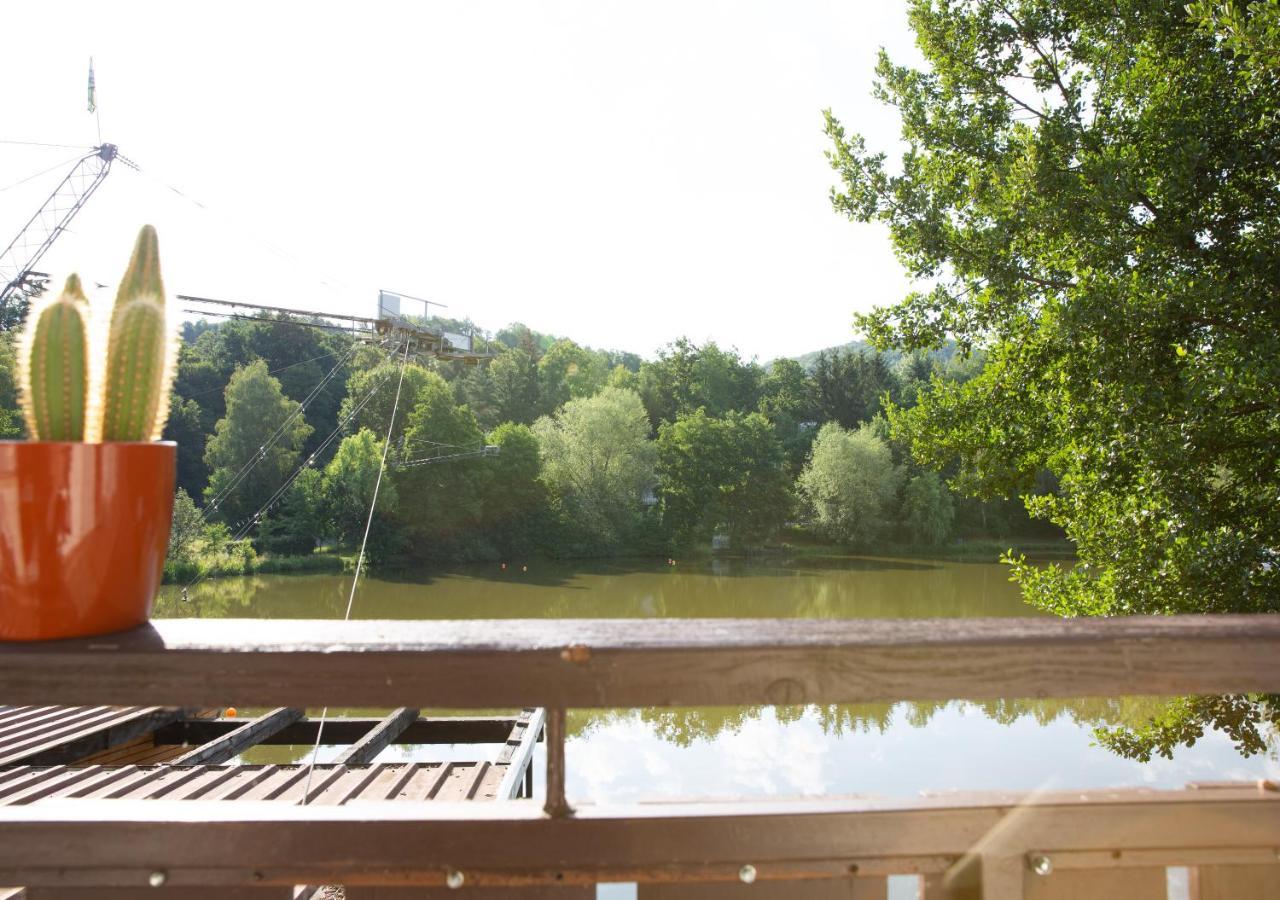Brauhaus Am See Oberthulba Esterno foto